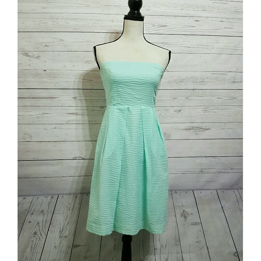 J.Crew Lorelie Strapless Cotton Beach Dress Size 4 - Picture 3 of 8